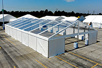 40' Wide Clear Structure Tent